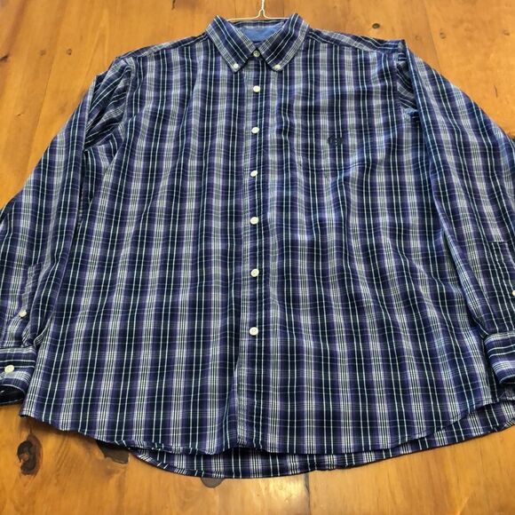 Chaps Dress Bottom Down Shirt - Picture 3 of 13
